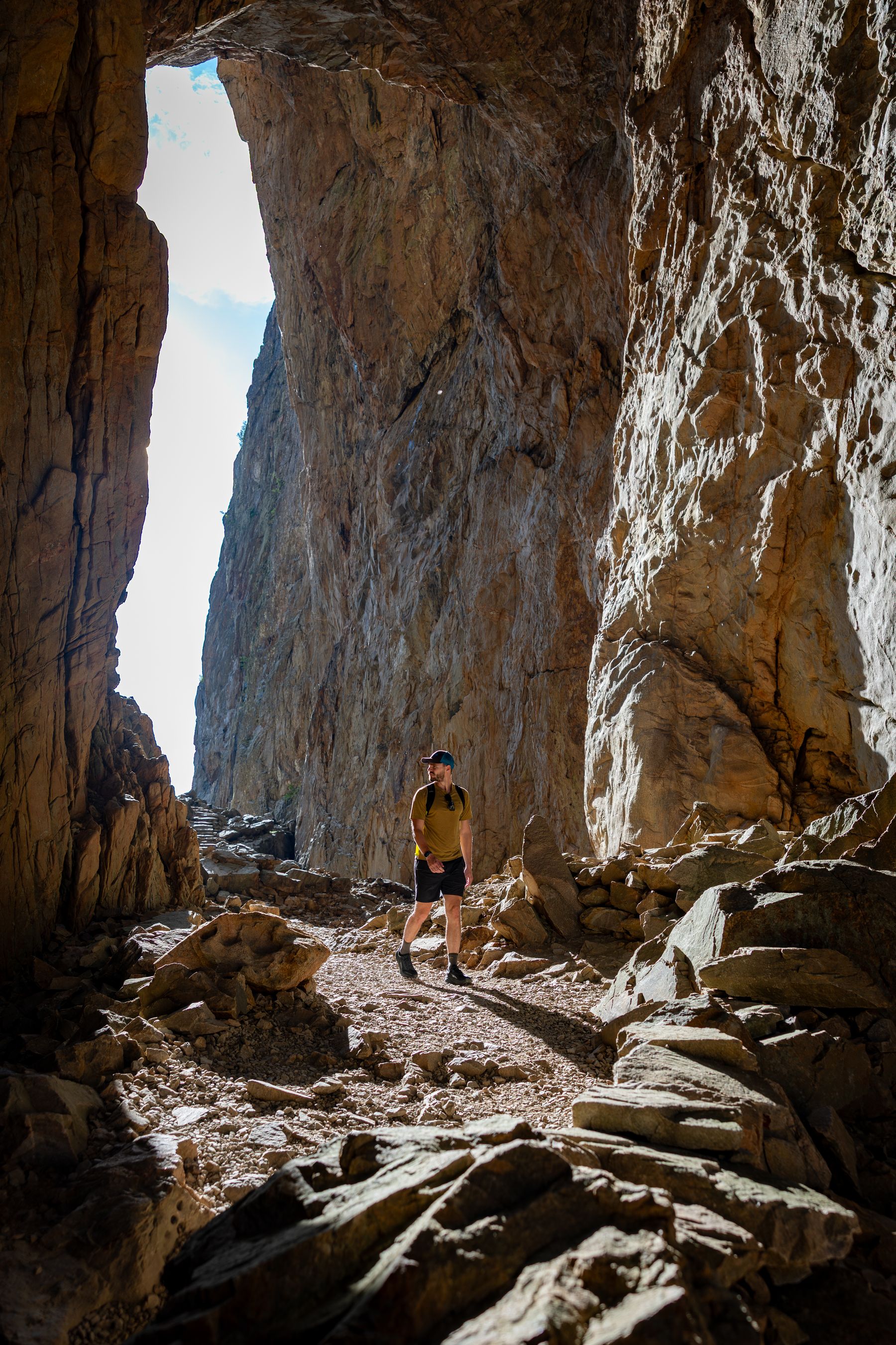 Seth in Torghatten Keyhole Cave